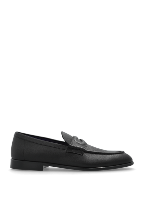 【関税&送料込】Versace Loafers T.20 Calf Leather Versace Leather Loafers | Black | FARFETCH